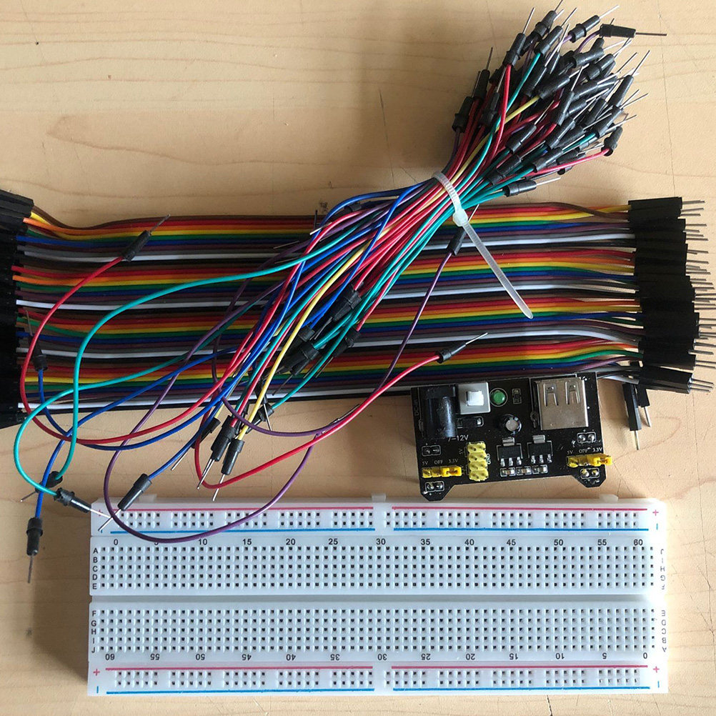 Breadboard Jumper Wires Power Supply Kit - 830-Point Breadboard Jumper Wire Kit with