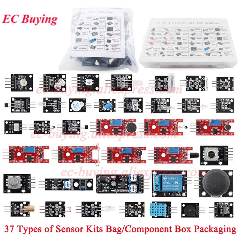 37 in 1 Sensors Modules 37 Kit - Arduino Sensor Kit 37 Modules Starter review and price