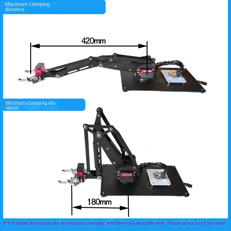 4 Dof Robot Arm with Servo Met - Programmable Robotic Arm Kit Arduino review and price