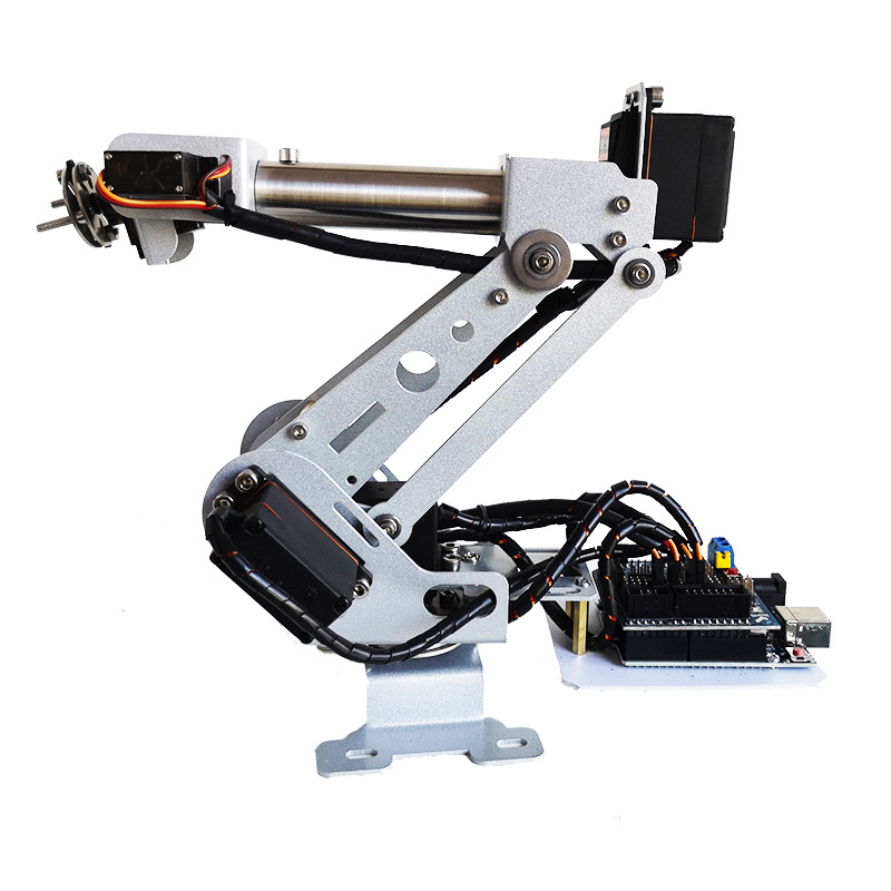 6 Dof Robotic Arm Stainless St - Programmable Robotic Arm Kit Arduino review and price