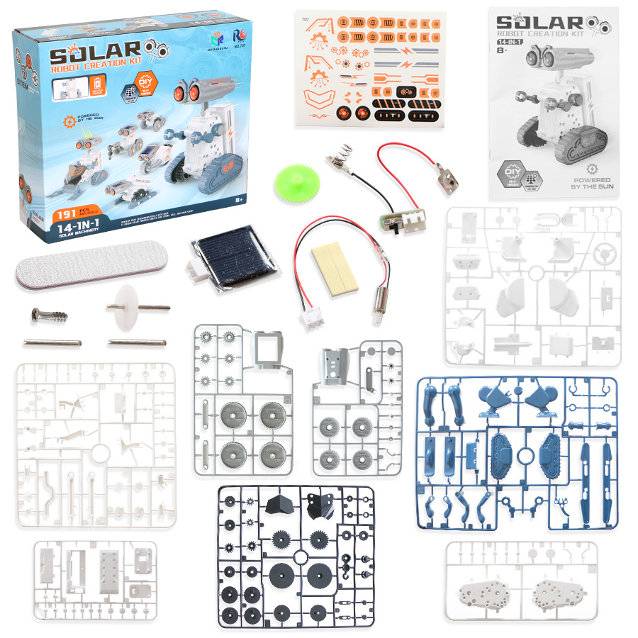 14 In 1 Solar Powered DIY Prog - Solar Powered Robot Kit 14 In 1 review and price