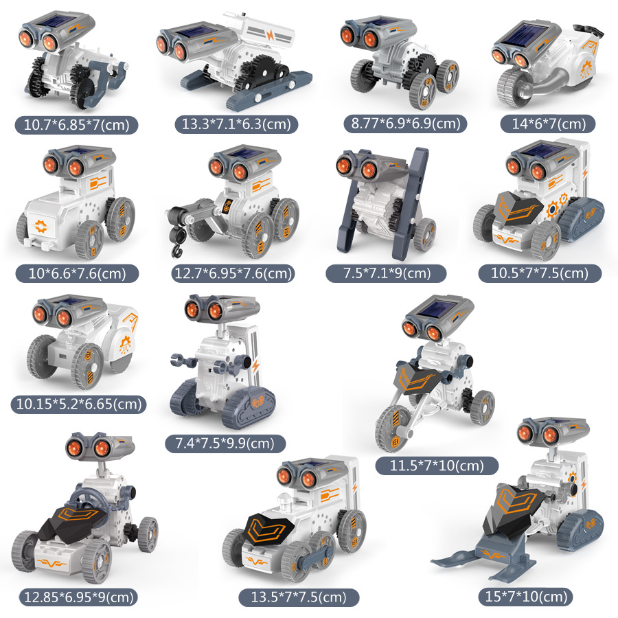 14 In 1 Solar Powered DIY Prog - Solar Powered Robot Kit 14 In 1 review and price