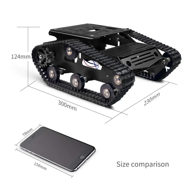 Smart Robot Car Tank Chassis K - Raspberry Pi Robot Platform Tank Chassis review and price