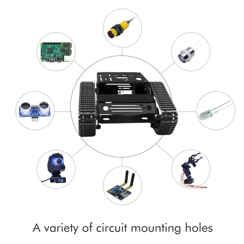 Smart Robot Car Tank Chassis K - Raspberry Pi Robot Platform Tank Chassis review and price