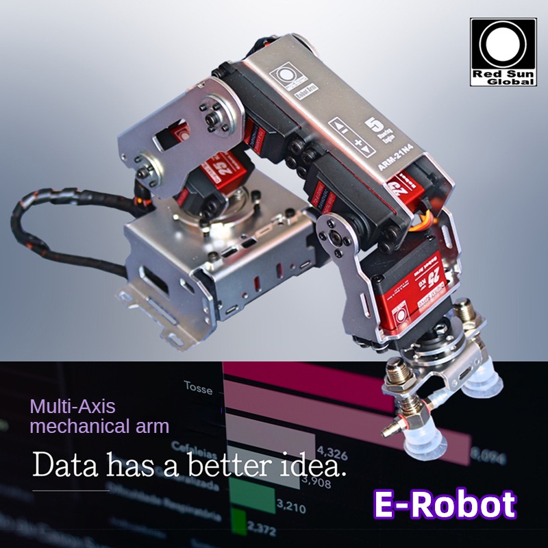 5 DOF Robot Arm Industrial Rob - Programmable Robotic Arm Kit Arduino review and price