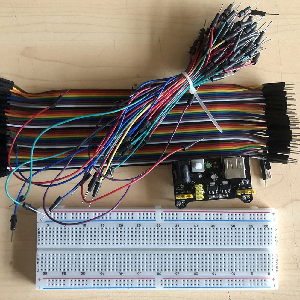 830-Point Breadboard Starter L - Breadboard Jumper Wires Power Supply Kit review and price