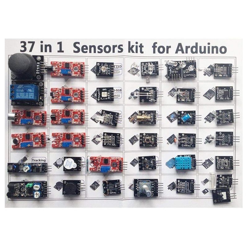 ABKN-For Arduino MCU Compatibl - Arduino Sensor Kit 37 Modules Starter review and price