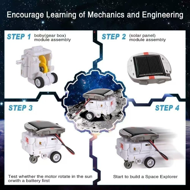 6-in-1 Solar Powered STEM Robo - Solar Powered Robot Kit 14 In 1 review and price