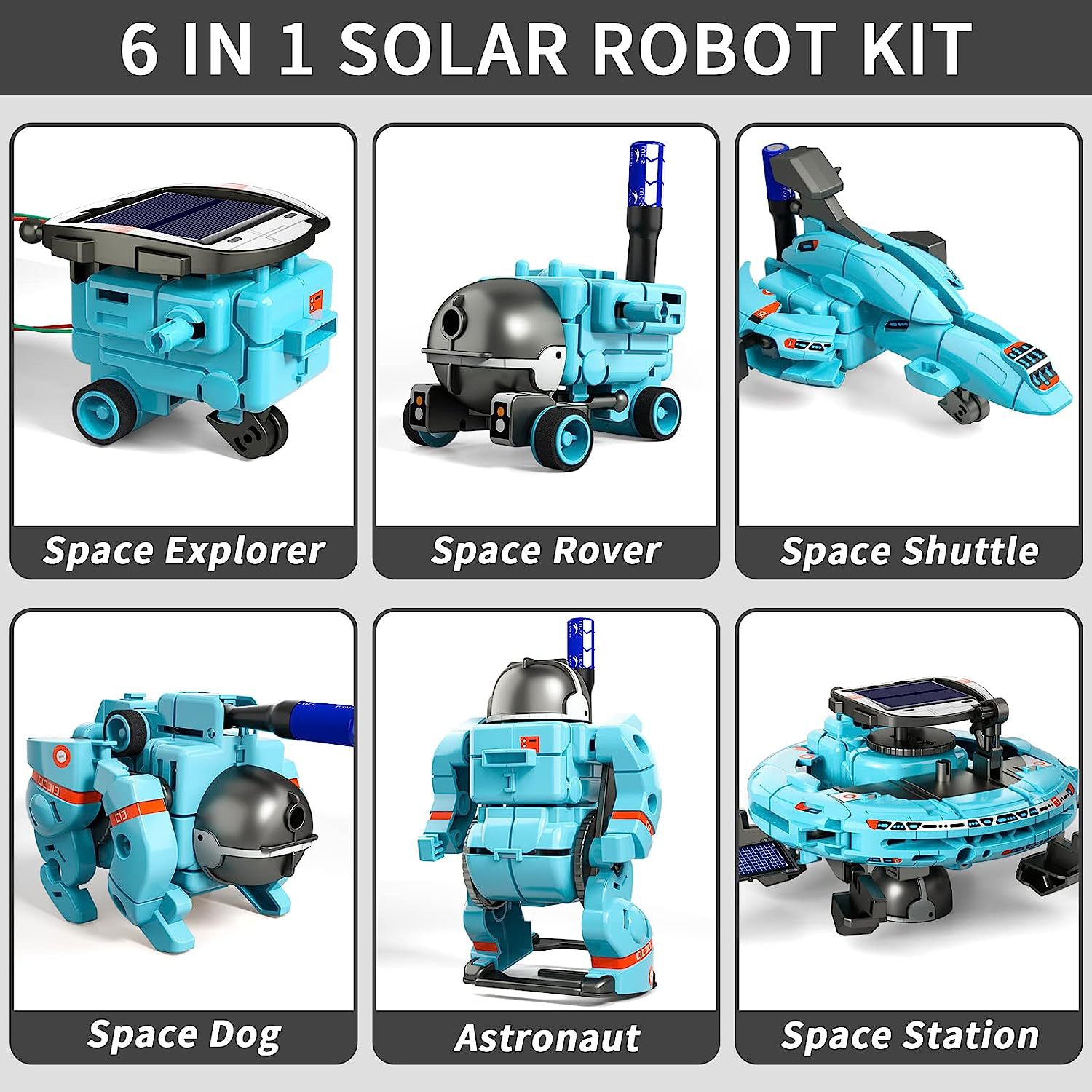 Assembling Robot Kit 6 in 1 Ed - Solar Powered Robot Kit 14 In 1 review and price