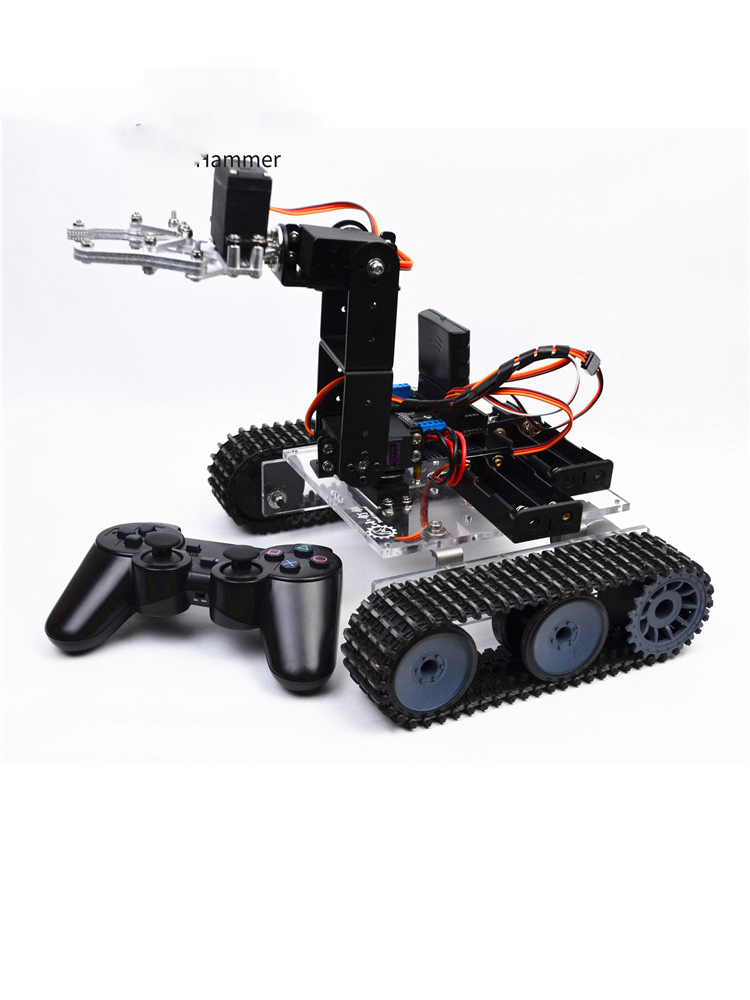 4 Dof Robotic Arm with RC Tank - Programmable Robotic Arm Kit Arduino review and price