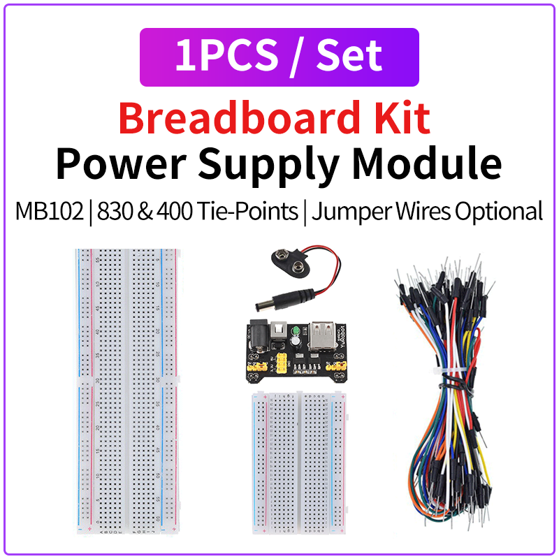 MB102 Breadboard Power Supply  - Breadboard Jumper Wires Power Supply Kit review and price