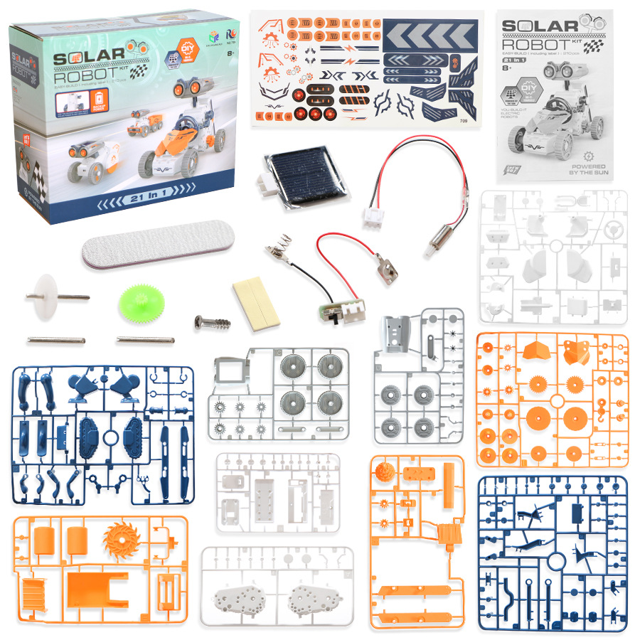 21/14/7 in 1 Science Experimen - Solar Powered Robot Kit 14 In 1 review and price