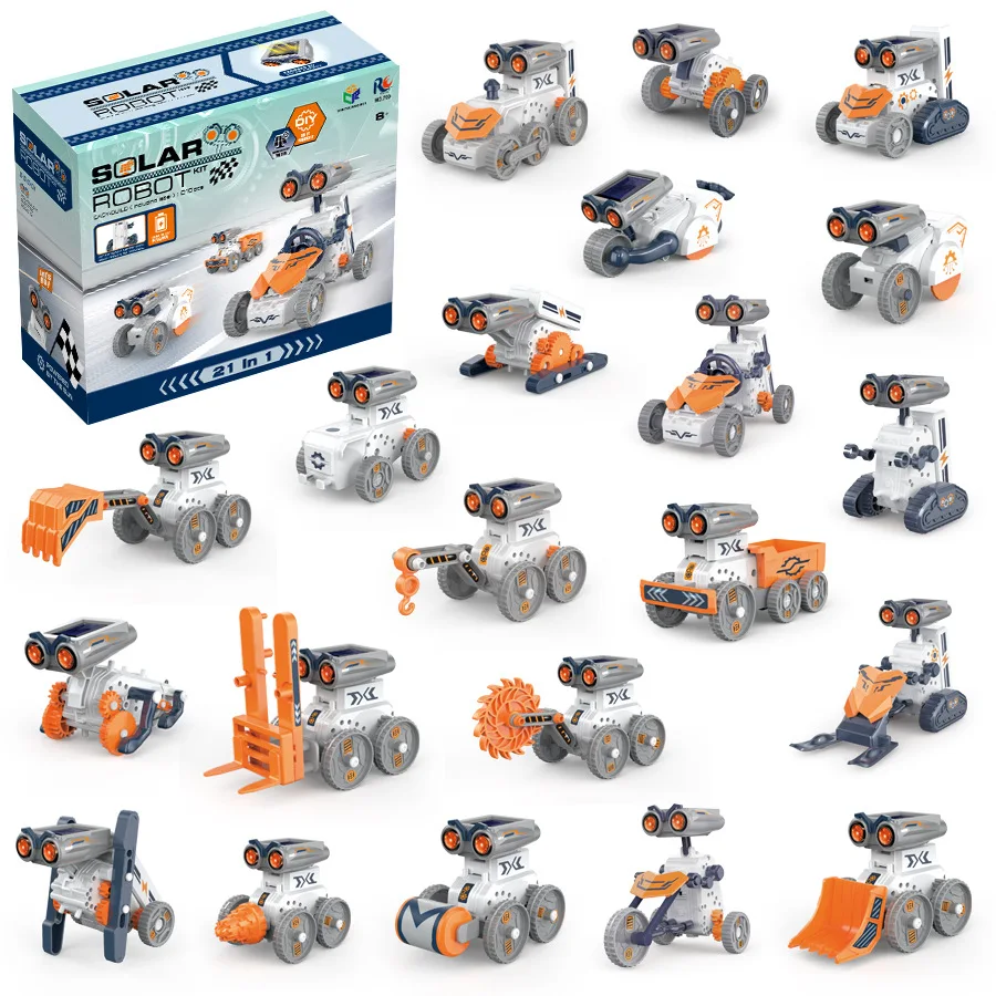 Solar Robot 21 in 1 DIY Buildi - Solar Powered Robot Kit 14 In 1 review and price