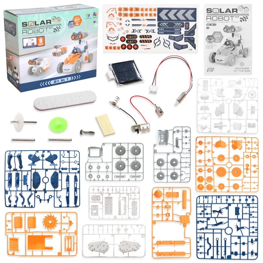 Solar Robot 21 in 1 DIY Buildi - Solar Powered Robot Kit 14 In 1 review and price