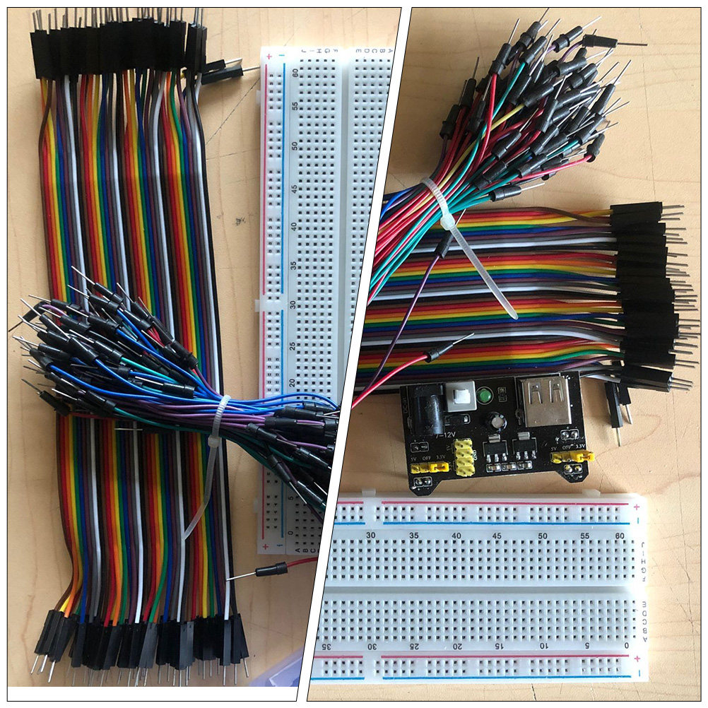 830 Hole Breadboard Kit with P - Breadboard Jumper Wires Power Supply Kit review and price