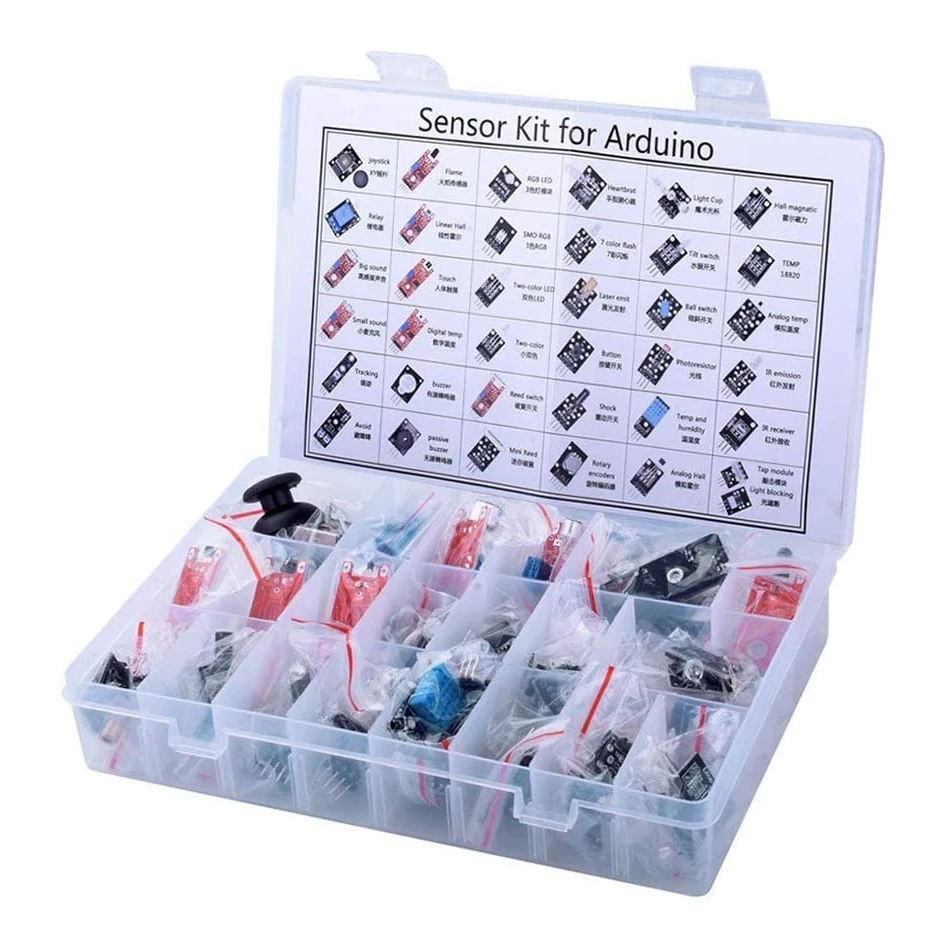 45 in 1 Sensors Modules 16 Kin - Arduino Sensor Kit 37 Modules Starter review and price
