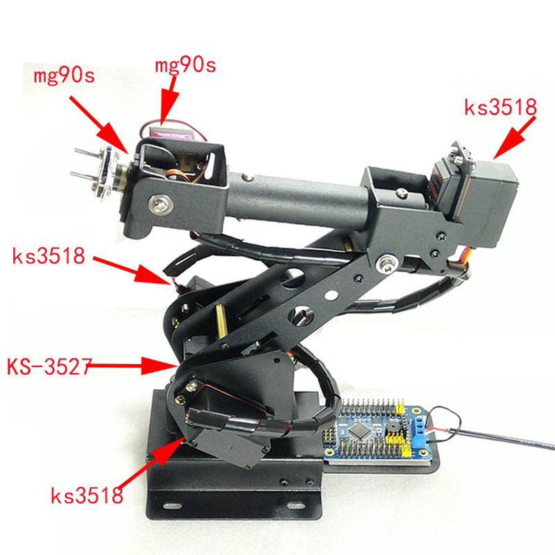 6 DOF Robot Arm ABB Industrial - Programmable Robotic Arm Kit Arduino review and price