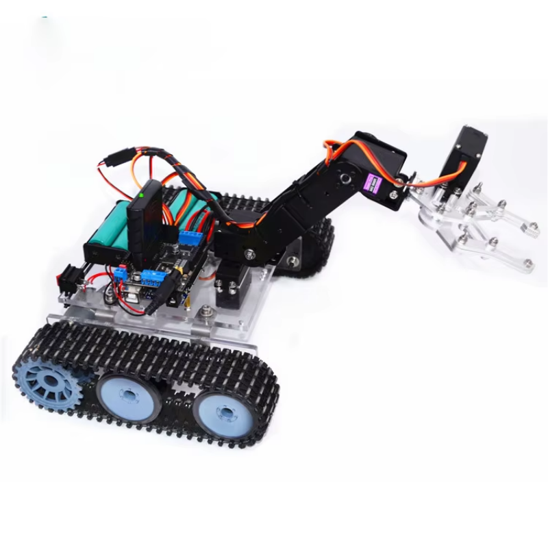 4 Dof Robotic Arm with RC Tank - Programmable Robotic Arm Kit Arduino review and price